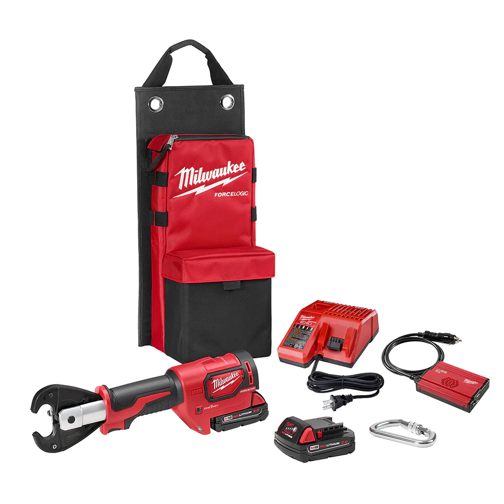 Milwaukee 2678-22 M18 Force Logic 6T Utility Crimping Kit With D3 Grooves