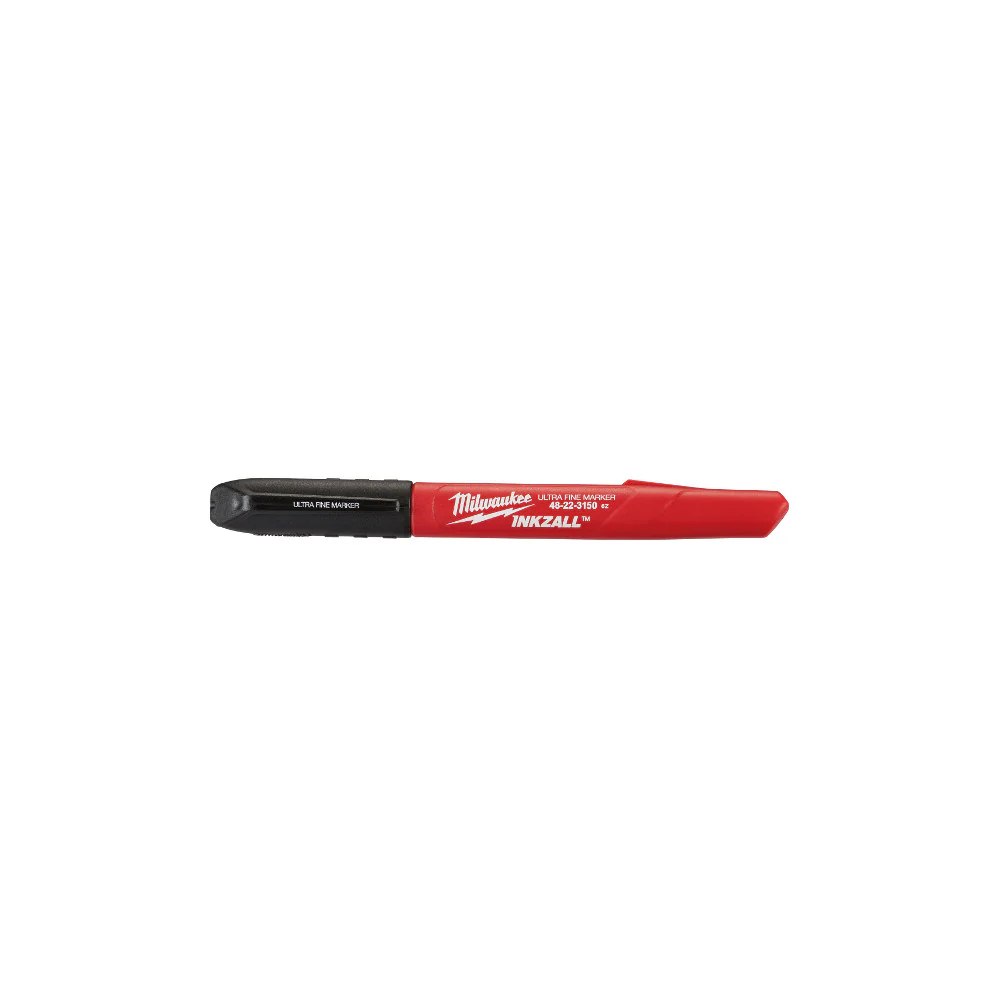 Milwaukee 48-22-3150 12 Pack INKZALL Black Ultra Fine Point Markers - Mactool Shop