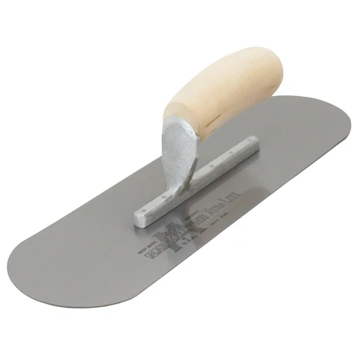 MarshallTown SP14SSR5 13134 - 14 X 4 RE Stainless Steel Pool Trowel 5 Exposed Rivets Wood Handle - Mactool Shop