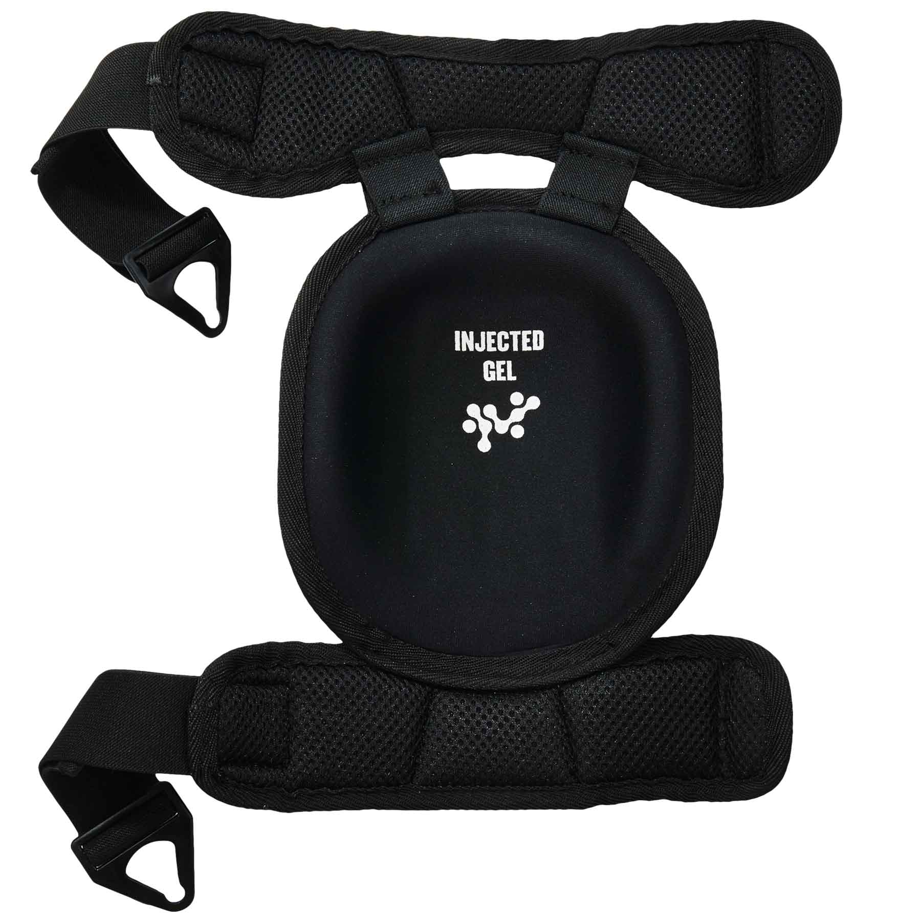Ergodyne 18444 ProFlex 344 Short Cap Injected Gel Knee Pads with Comfort Strips, Black - Mactool Shop