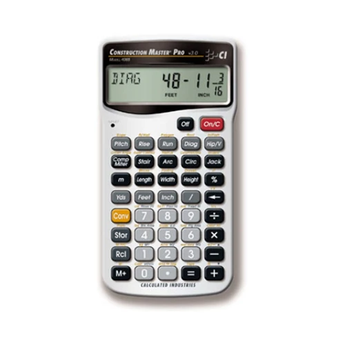 Calculated Industries 4065 Construction Master Pro Calculator - Mactool Shop