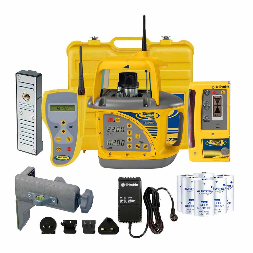 Spectra GL722IR Dual Grade Laser Radio with RC703,CR600 - Mactool Shop