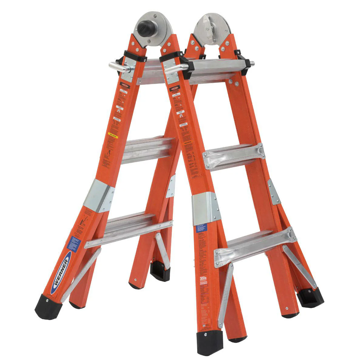 Werner FMT-13 13' Reach Type IA Fiberglass Multi-Position Ladder - Mactool Shop