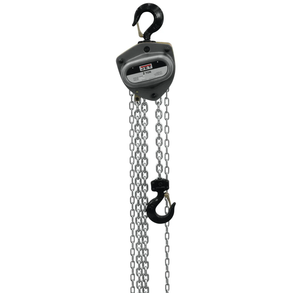 Jet JT9-206130 L-100-200WO-30 2-Ton Hand Chain Hoist 30' Lift, Overload Protection - Mactool Shop