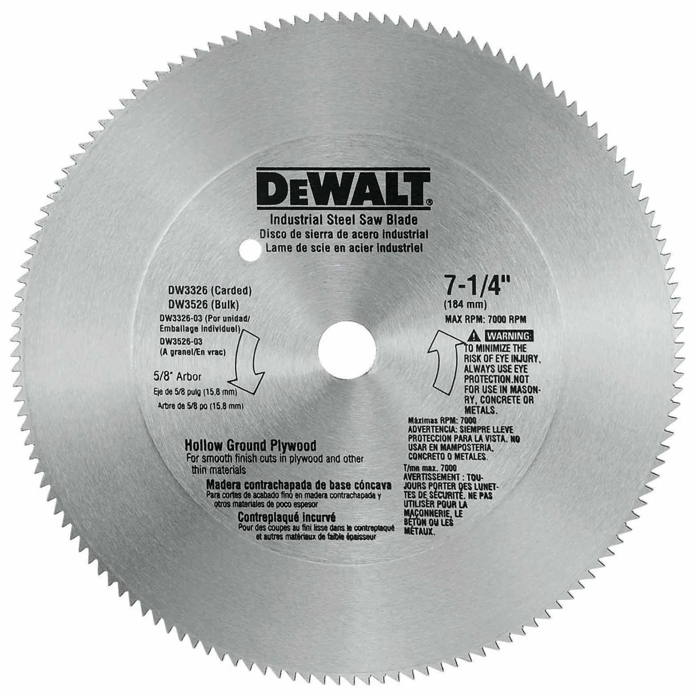 DeWalt DW3326 7-1/4