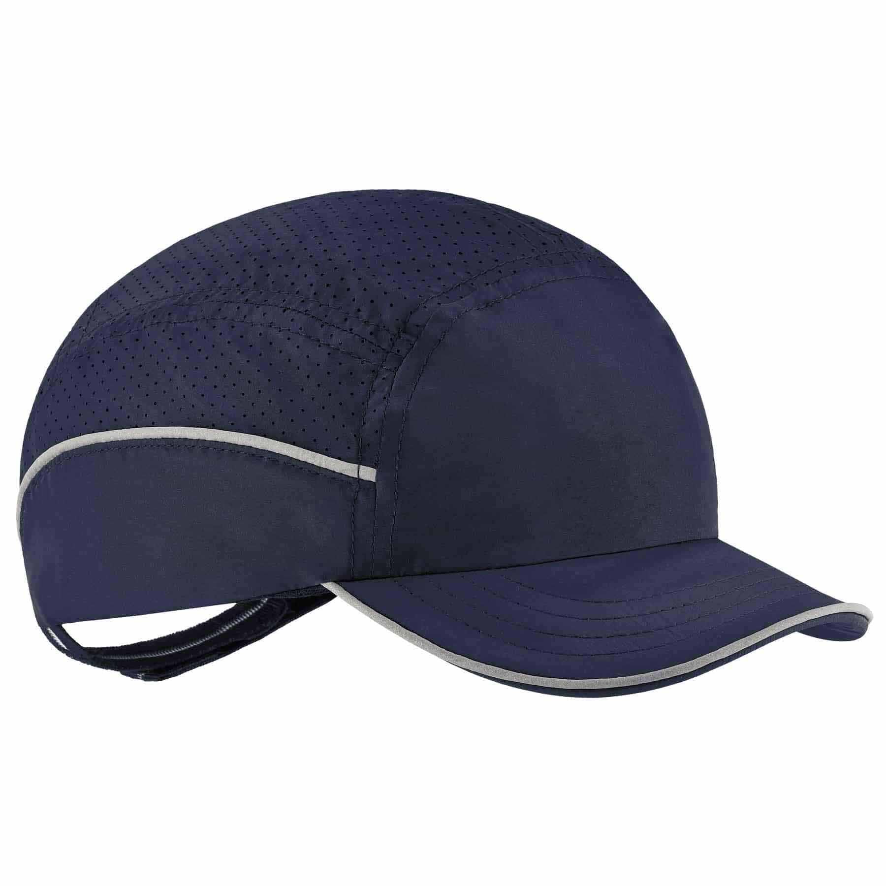 Ergodyne 23336 8955 Short Brim Navy Lightweight Bump Cap Hat - Mactool Shop