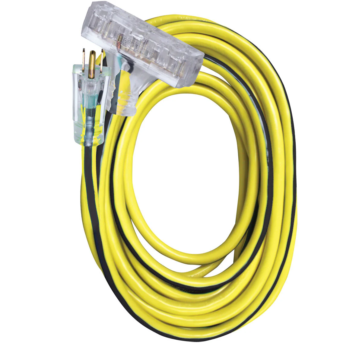 VOLTEC 05-00125 100' 12/3 3-Conductor 300V Power Block Extension Cords SJTW - Mactool Shop