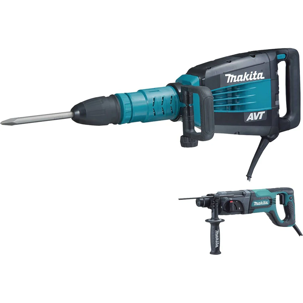 Makita HM1214CX 27 lb. SDS-Max AVT Demolition Hammer with 1