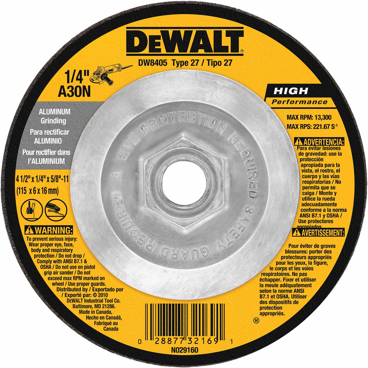 DeWalt DW8405 4-1/2