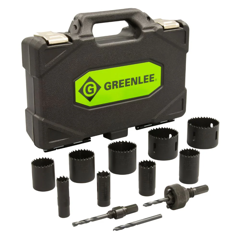 Greenlee 891 12-Piece Hole Saw Set with 3/4