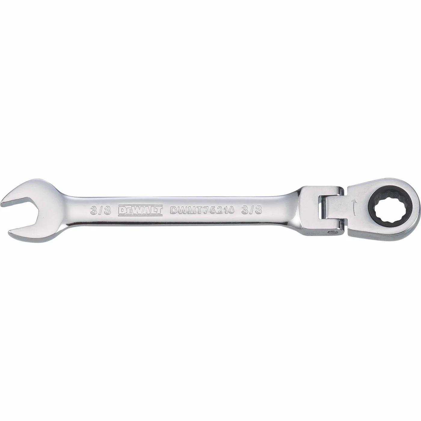 Dewalt DWMT75210OSP Mechanics Flat Head Ratcheting Combination Wrench 3/8