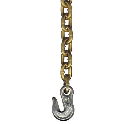 Lift All 16001 G70 Welded Grab Hook Tiedown Chain Boomers, 5/16