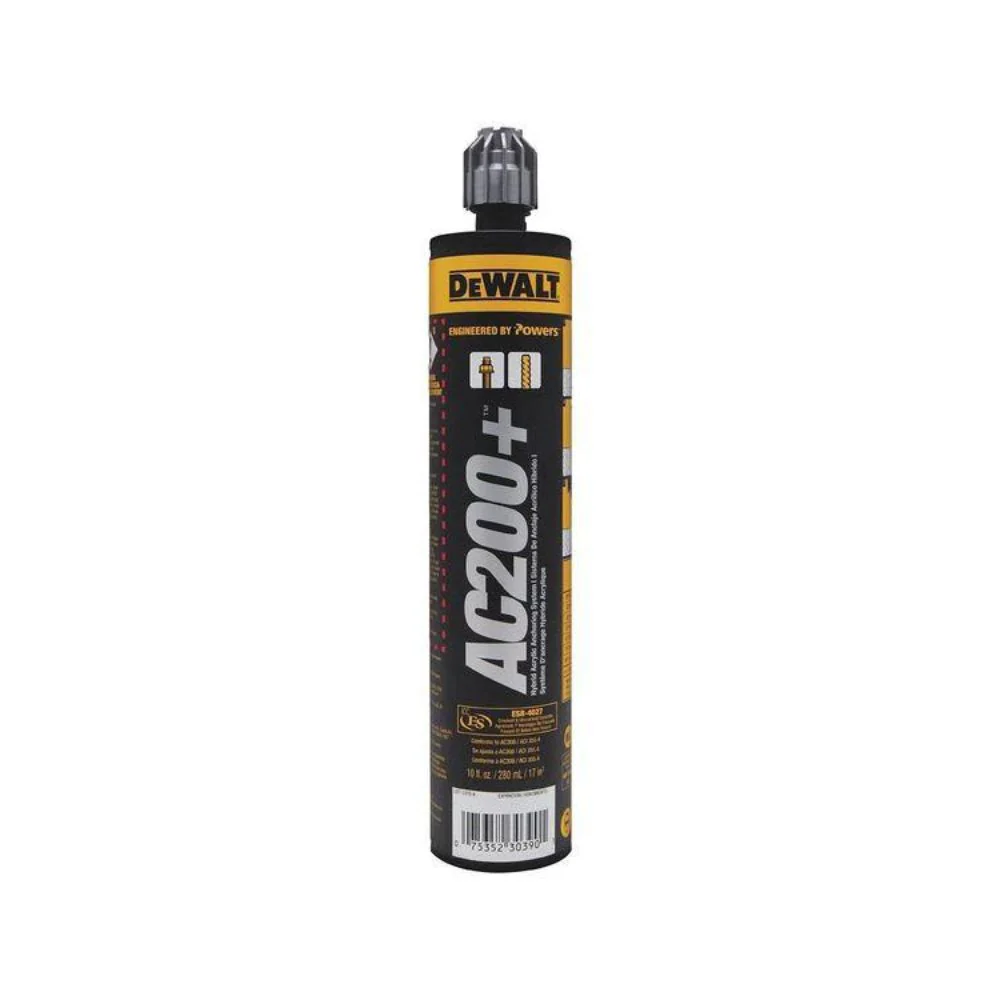 DeWalt PFC1271050 10 Oz AC200+ Acrylic Injection Adhesive Quik-Shot Cartridge - Mactool Shop