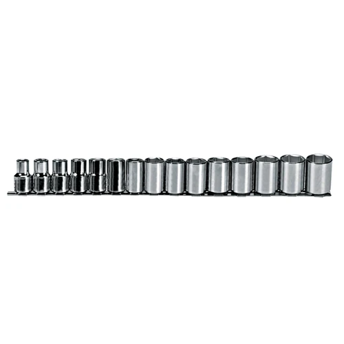 Proto J54205 Metric Socket 1/2 Dr. 6 Pt. 15 Piece Set - Mactool Shop