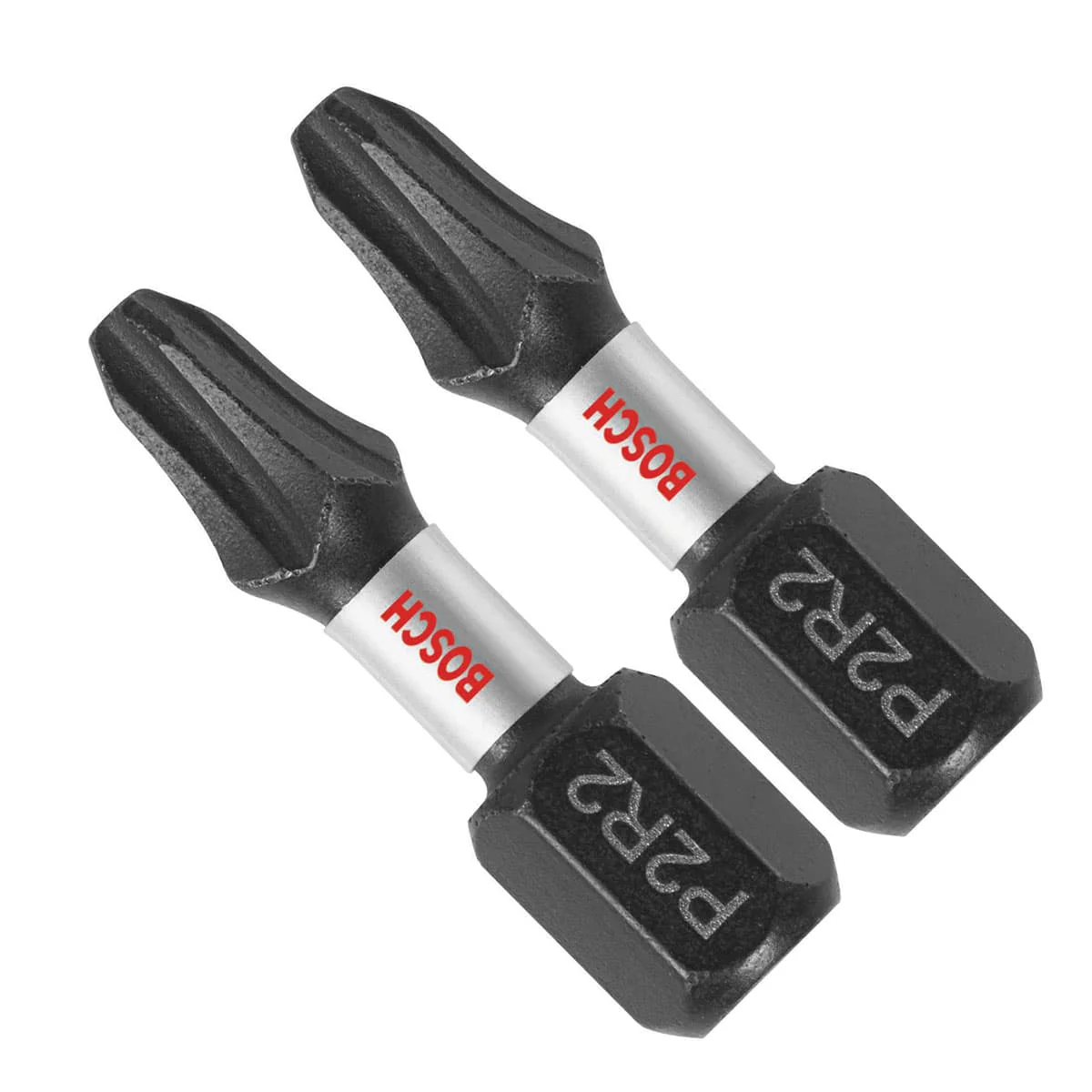 Bosch ITP2R2102 2 pc. Impact Tough 1 In. Phillips/Square #2 Insert Bits - Mactool Shop