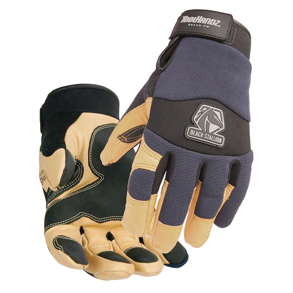 Black Stallion 99ACES-PW ToolHandz Pigskin Insulated Winter Mechanics Glove, Small - Mactool Shop