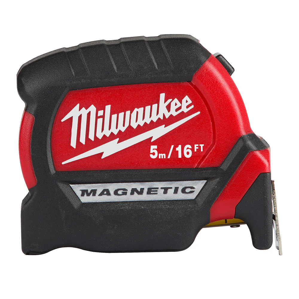 Milwaukee 48-22-0317 5M/16Ft Compact Magnetic Tape Measure - Mactool Shop