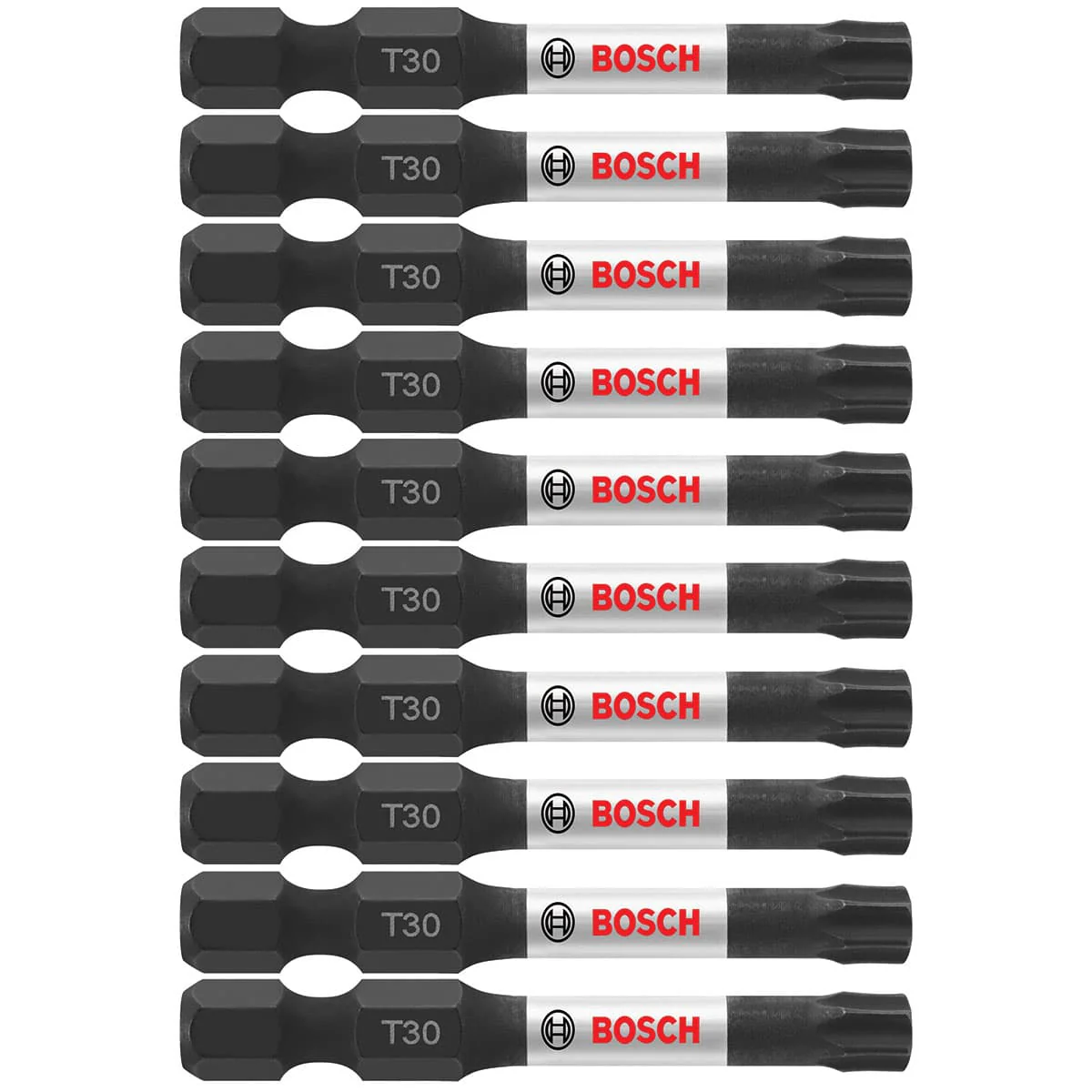 Bosch ITT302B 10 pc. Impact Tough 2 In. Torx #30 Power Bits (Bulk Pack) - Mactool Shop