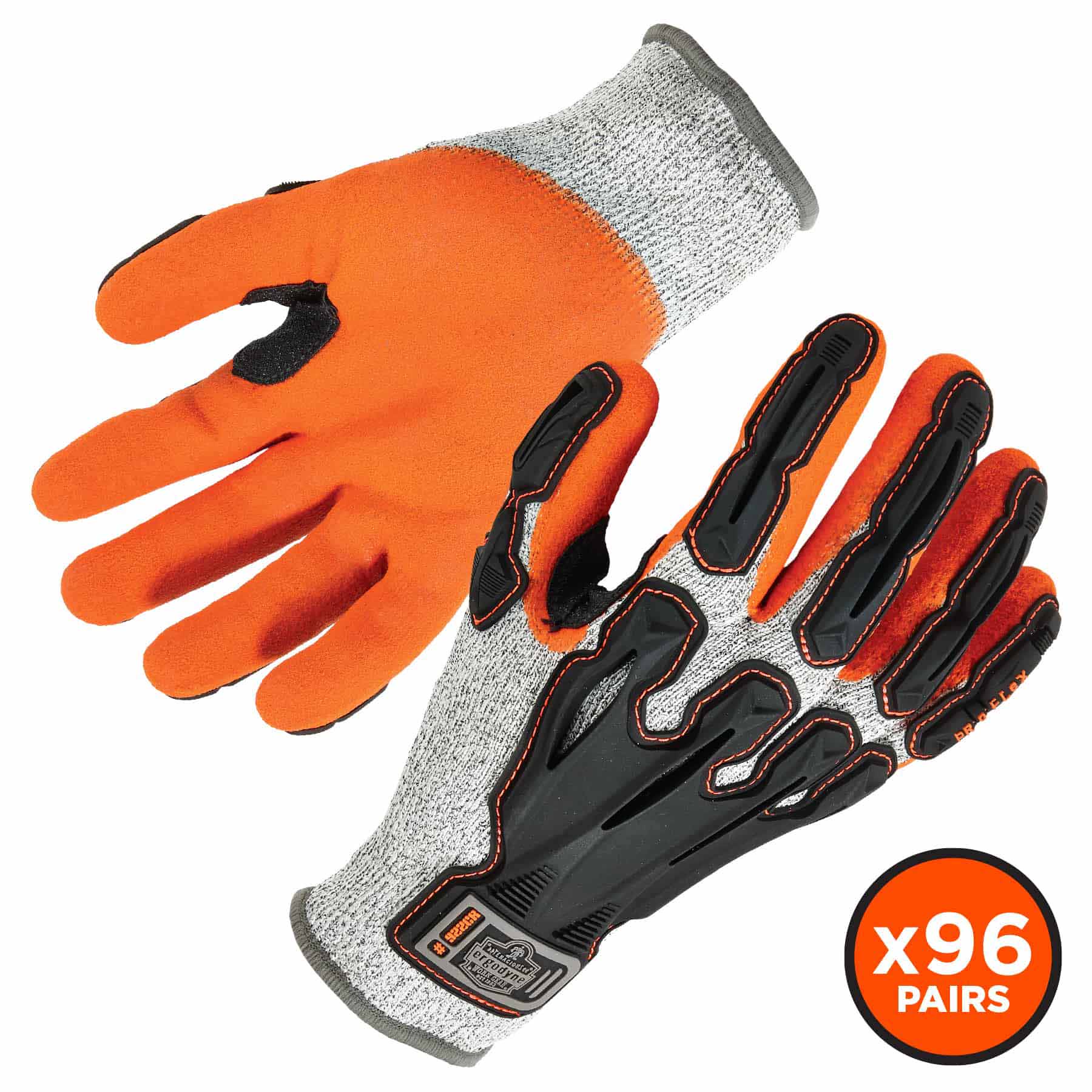 Ergodyne 17585 922CR-CASE XL Gray Nitrile-Coated CR Gloves 96-Pair - Mactool Shop