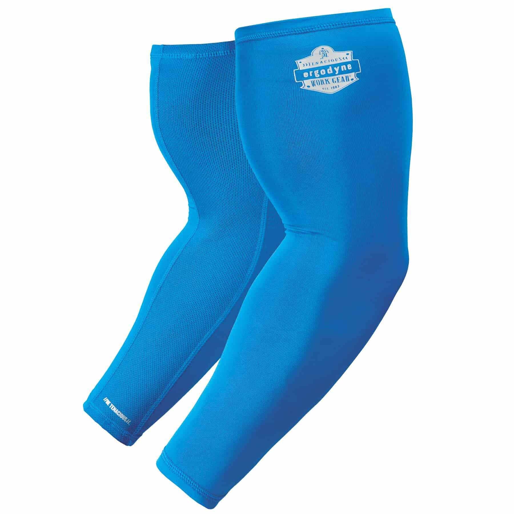 Ergodyne 12186 6690 2XL Blue Cooling Arm Sleeves - Performance Knit - Mactool Shop