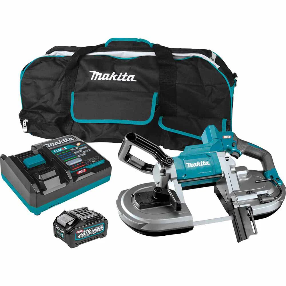 Makita GBP01M1 40V max XGT Brushless Cordless Deep Cut Portable Band Saw Kit (4.0Ah) - Mactool Shop
