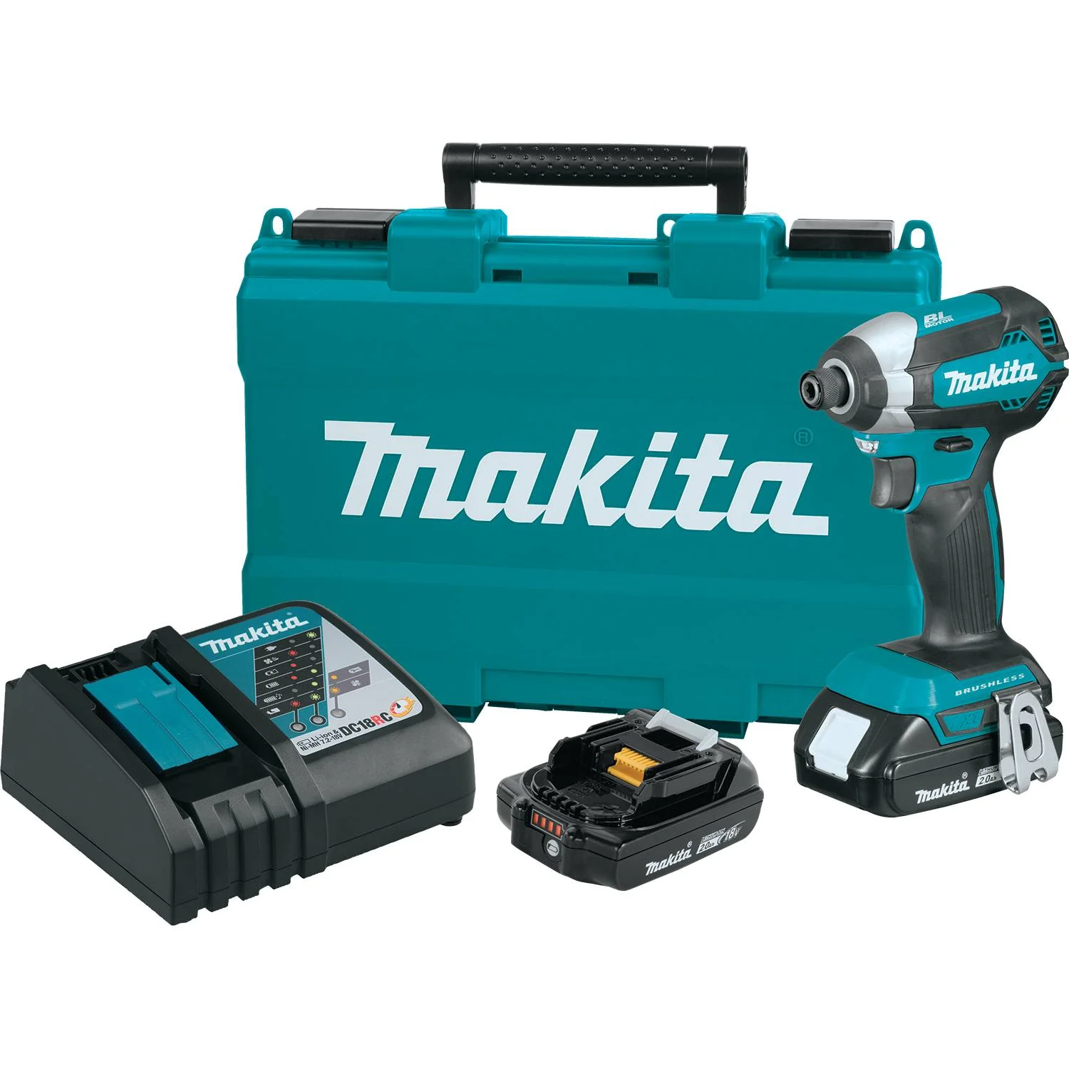 Makita XDT13R 18V LXT Li-Ion Compact Brushless Impact Driver Kit, 2.0Ah - Mactool Shop