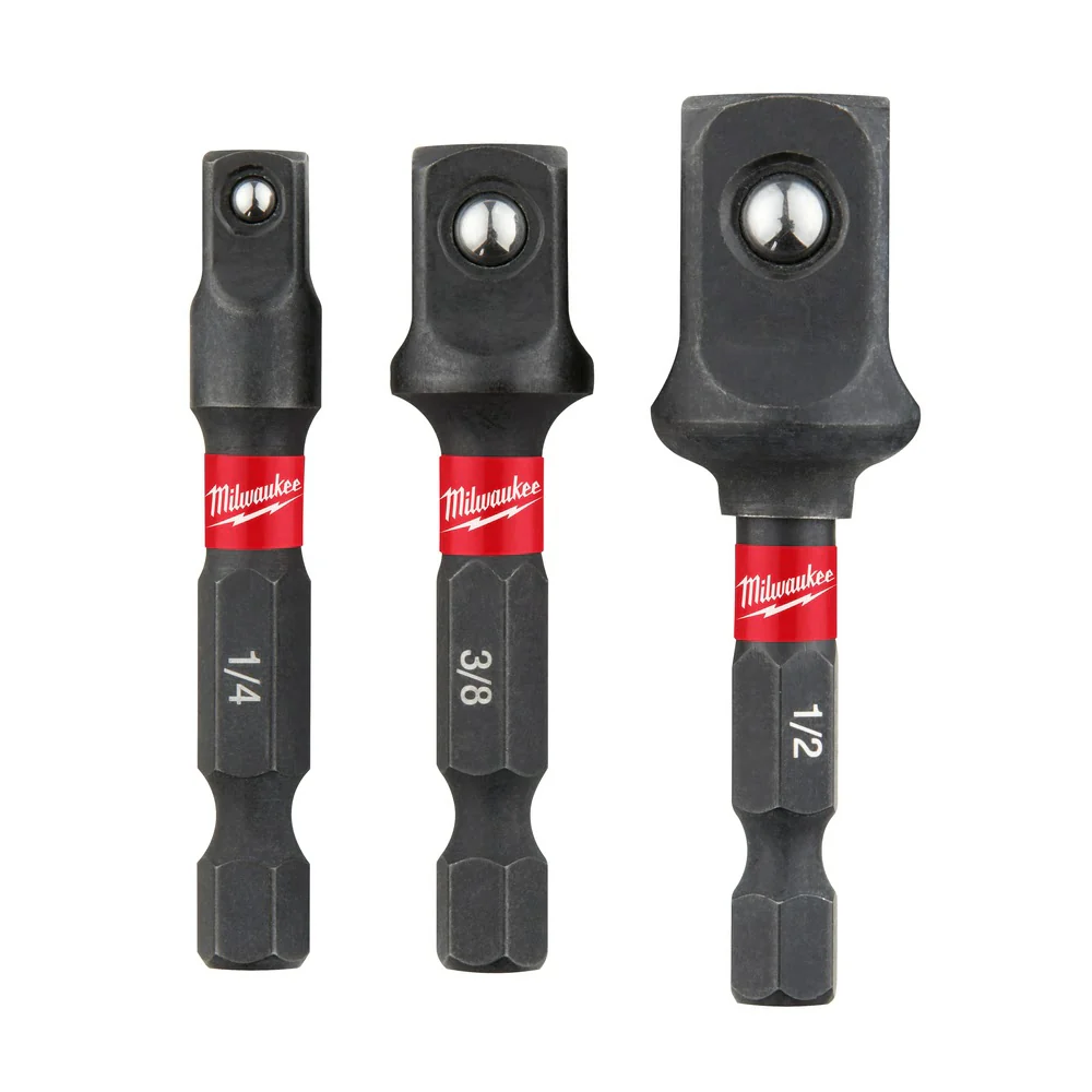 Milwaukee 48-32-5033 SHOCKWAVE 3PC Impact Socket Adapter Set - Mactool Shop