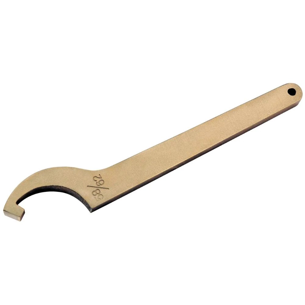 CS Unitec Ex208-52/55A Aluminum Bronze Non-Sparking, Low-Magnetism, Corrosion Resistant Spanner Fixed Wrench 2-1/16