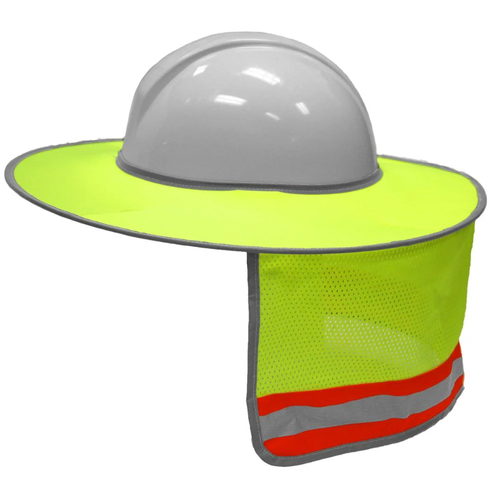 ML Kishigo 2873 Full Brim Sunshield Lime w/ Neck Shade - Mactool Shop