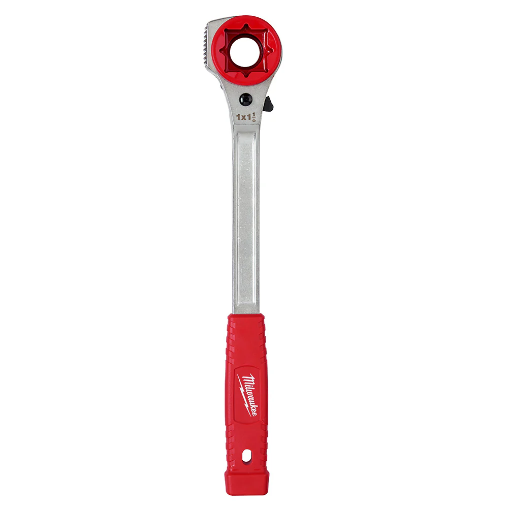 Milwaukee 48-22-9213M Lineman's High-Leverage Ratcheting Wrench w/ Milled Face - Mactool Shop
