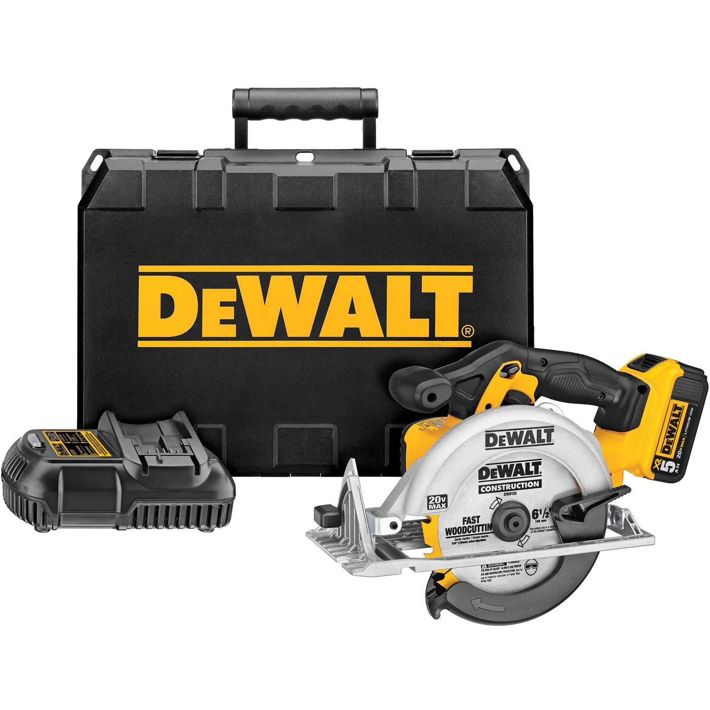 DeWalt DCS391P1 20V Max Li Ion 6-1/2