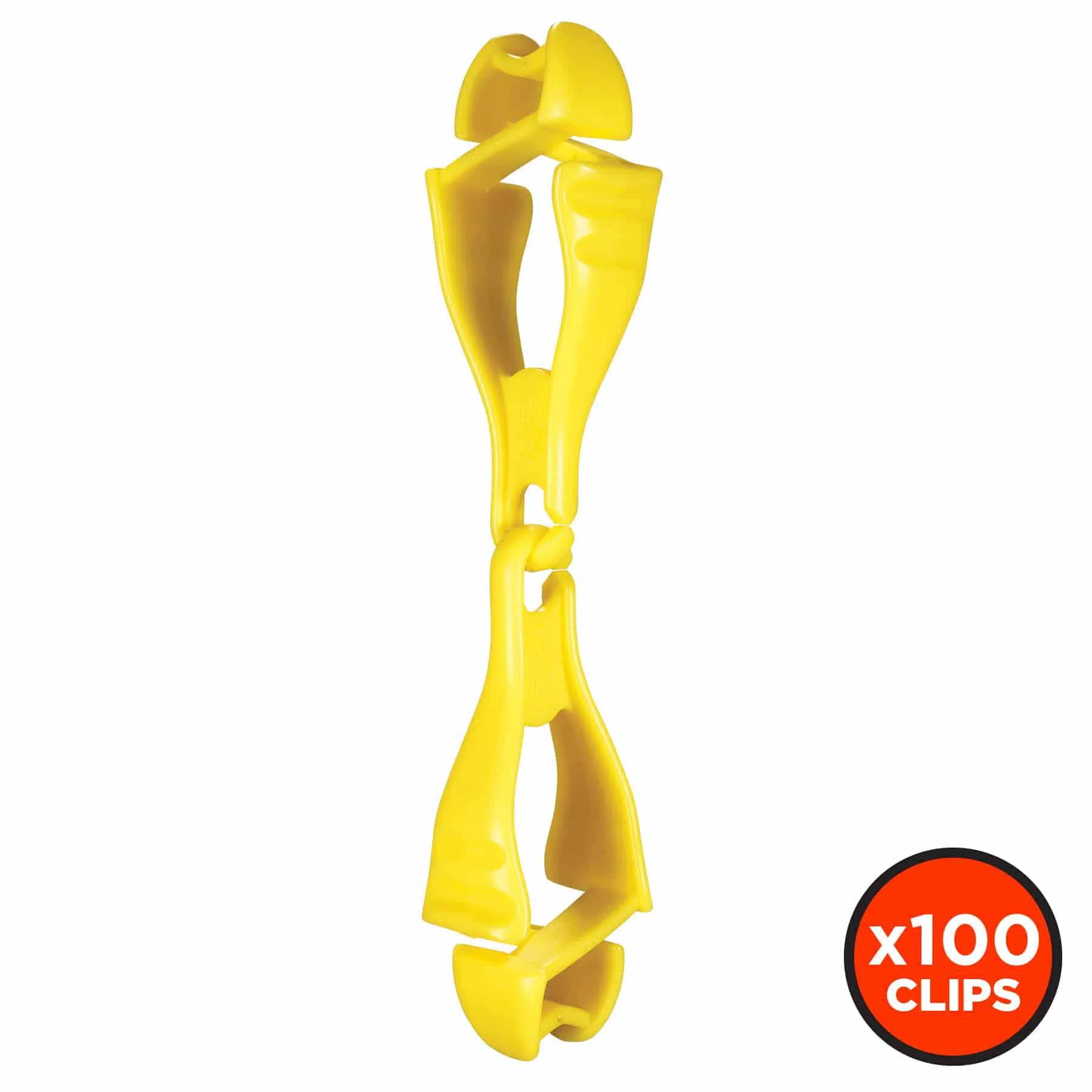Ergodyne 19719-BULK 3400-BULK Lime Glove Clip Holder - Dual Clips 100-Pack - Mactool Shop