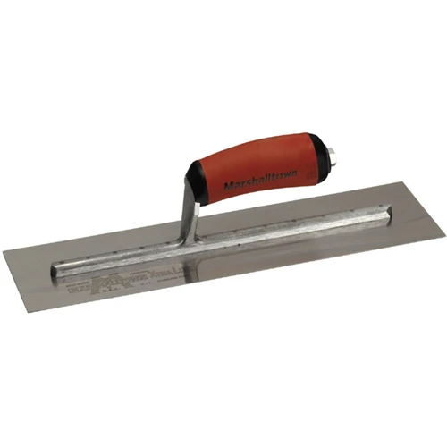 MarshallTown MXS64SSD 13399 - 14 X 4 SS Finishing Trowel Curved DuraSoft Handle - Mactool Shop