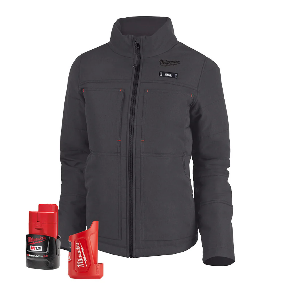 Milwaukee 234G-21 M12 Women's Heated AXIS Jacket Kit Gray - Mactool Shop