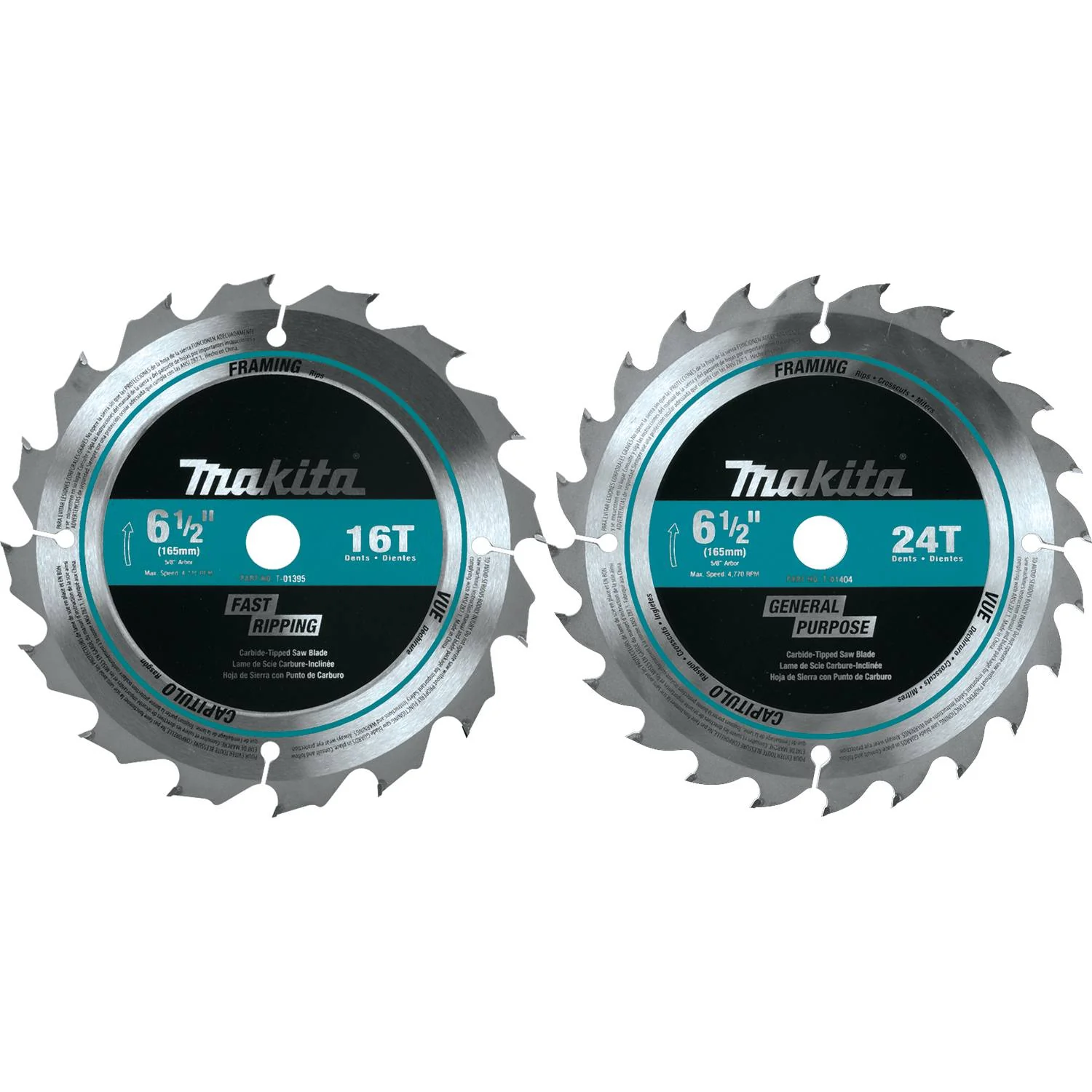 Makita T-01426 2 Piece 6-1/2