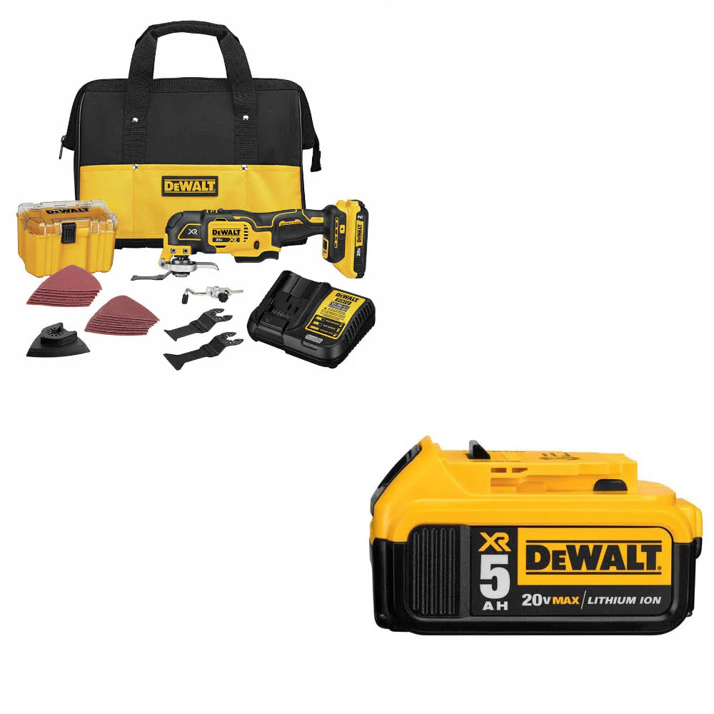 DeWalt DCS356D1 20V MAX XR Multi-Tool Kit W/ FREE DCB205 20V MAX Battery Pack - Mactool Shop