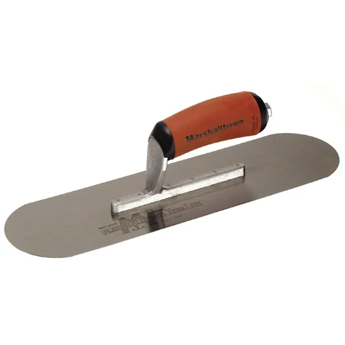 MarshallTown SP12SDS3 13168 - 12 X 3 1/2 Pool Trowel, 3 Rivets-DuraSoft Handle - Mactool Shop