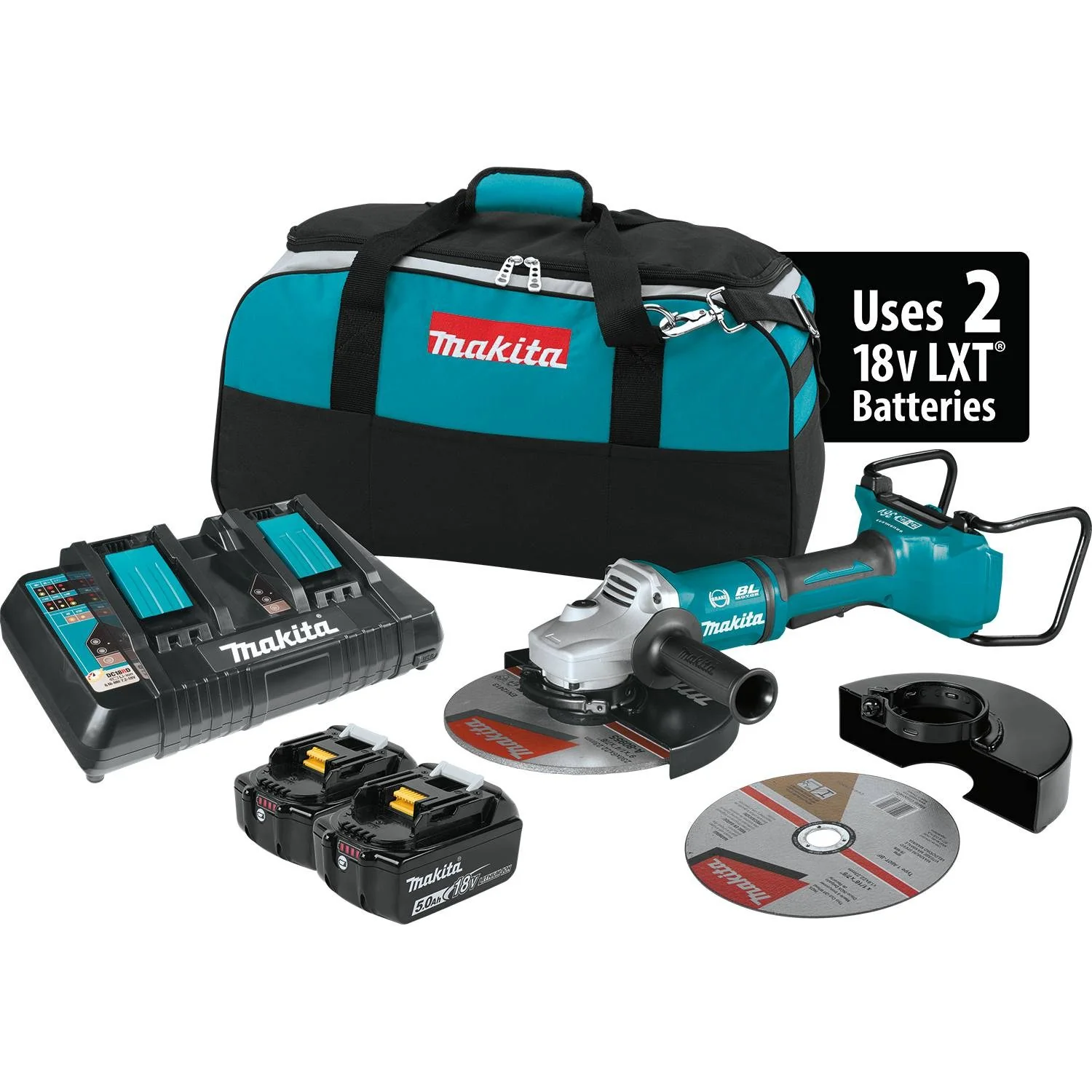 Makita XAG13PT1 18V X2 LXT Li-Ion (36V) Brushless Cut-Off/Angle Grinder - Mactool Shop