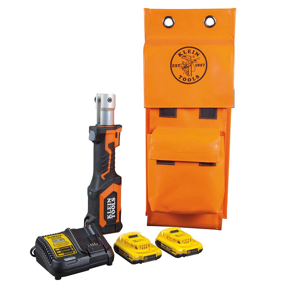 Klein BAT207T13 Battery-Operated Cutter/Crimper, No Heads, 2 Ah - Mactool Shop