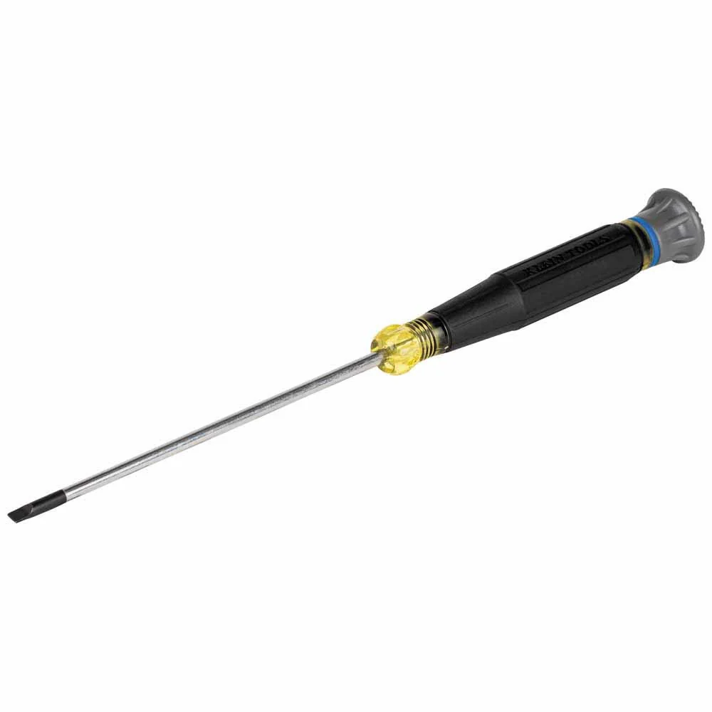 Klein Tools 6254 1/8-Inch Slotted Precision Screwdriver, 4-Inch Shank - Mactool Shop