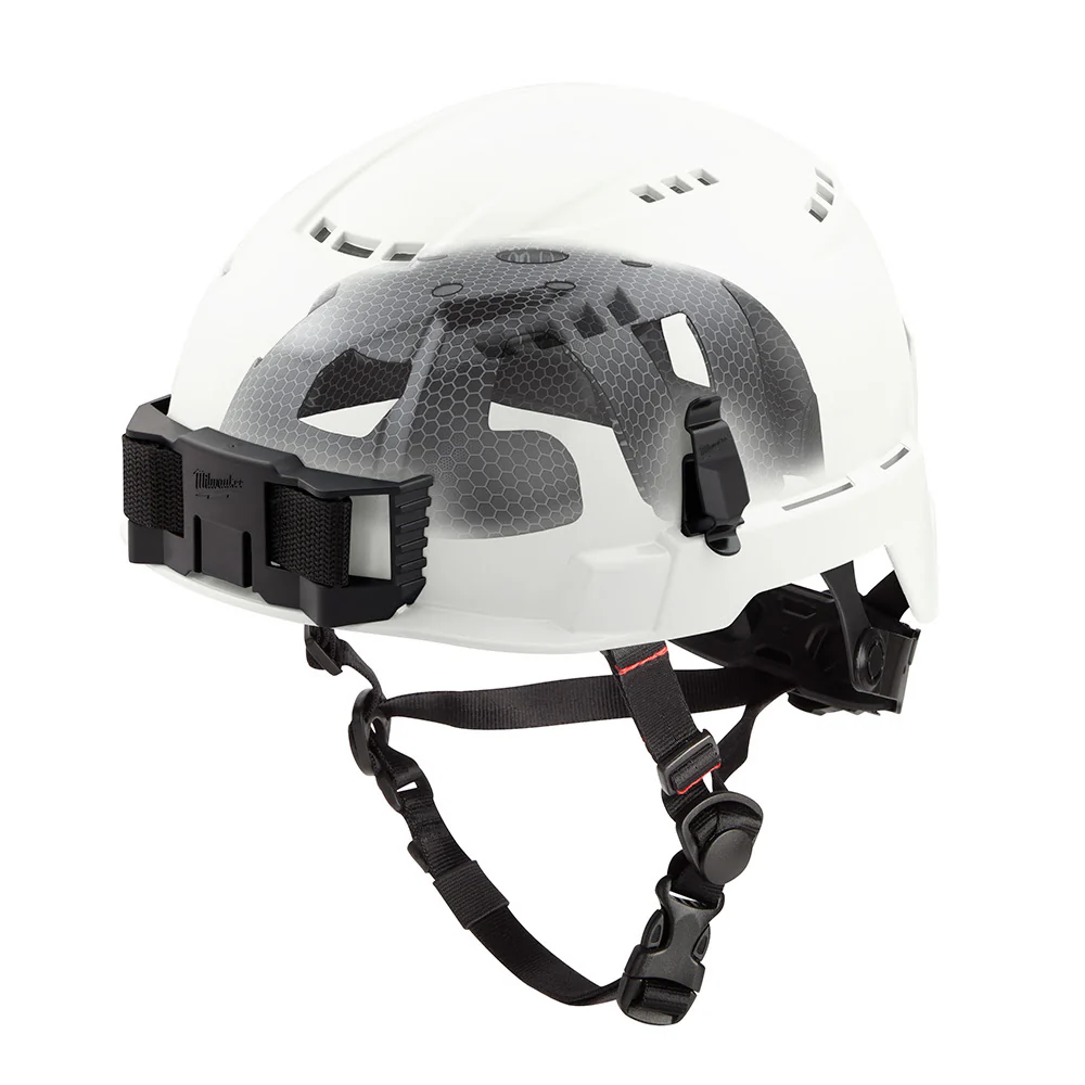 Milwaukee 48-73-1350 BOLT White Vented Safety Helmet with IMPACT ARMOR Liner (USA) - Type 2, Class C - Mactool Shop