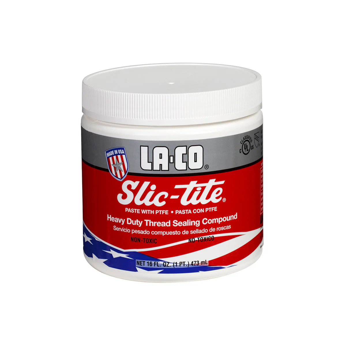 La-Co 42012 Slic-tite Paste w PTFE, 1 pt, 24 Pack - Mactool Shop