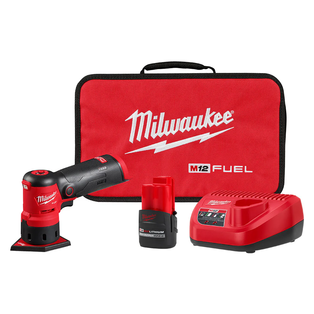 Milwaukee 2531-21HOC M12 FUEL Orbital Detail Sander Kit - Mactool Shop