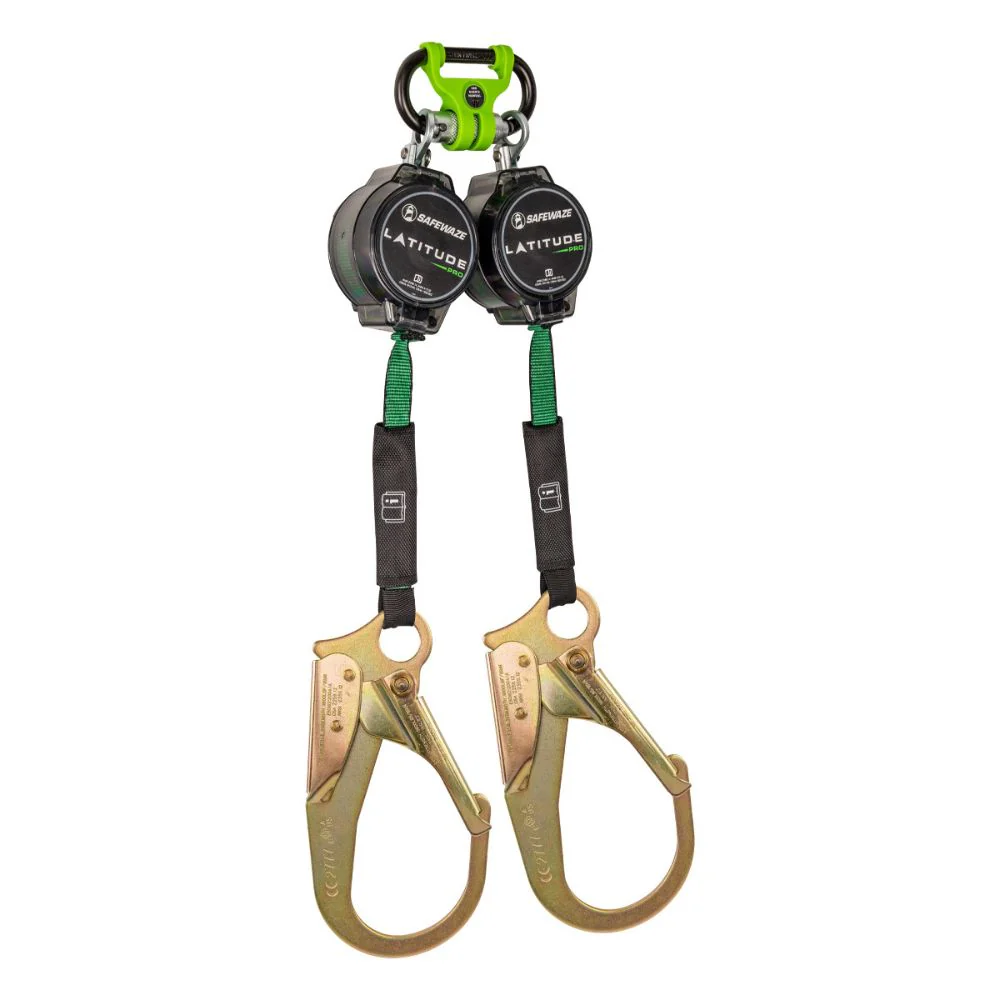 Safewaze 019-5140 Latitude Pro 7' Dual Web SRL: 1014 BWB, Form Accommodating Rebar Hooks - Mactool Shop