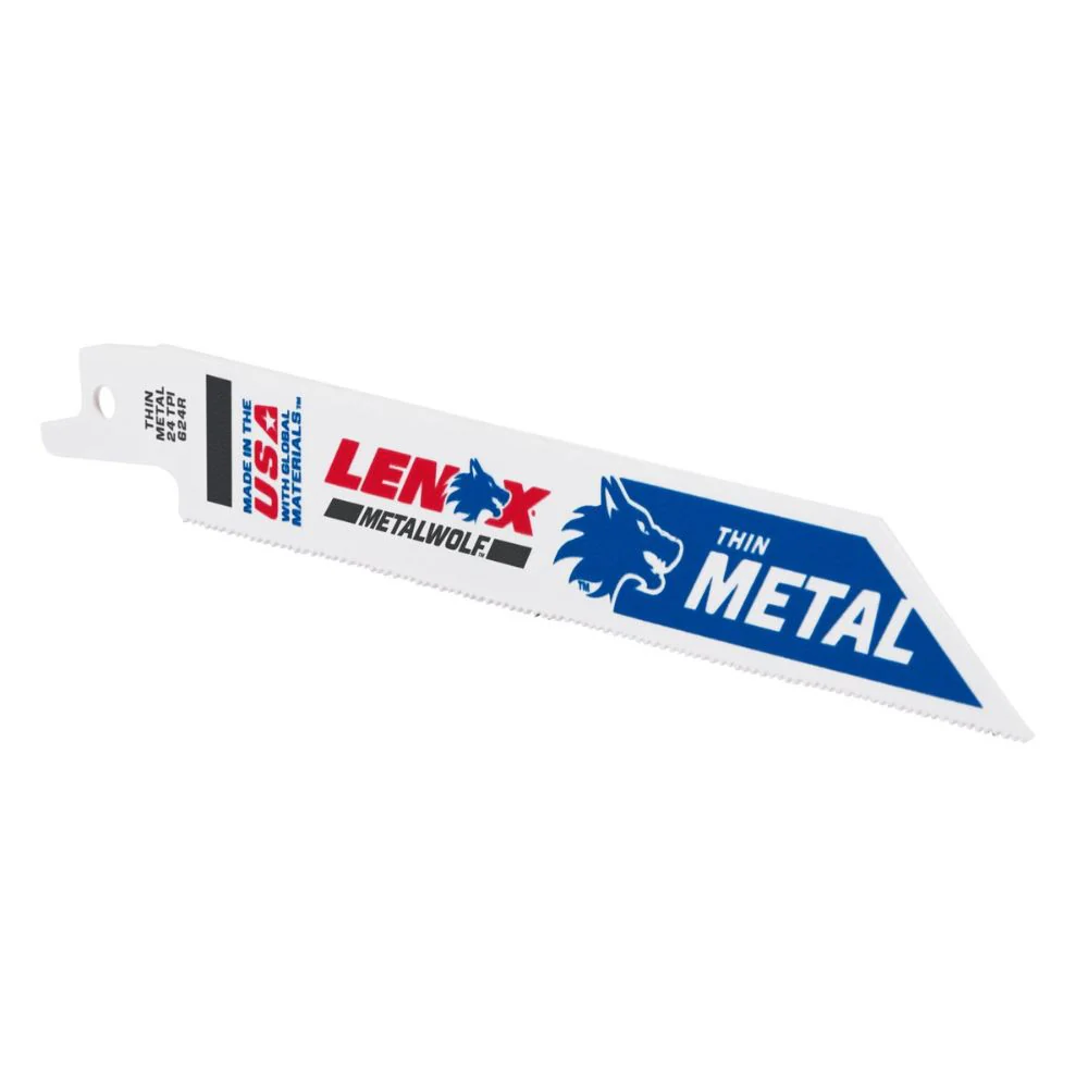 Lenox 20496B624R METALWOLF 6 in. 24 TPI WAVE EDGE Reciprocating Saw Blade (25 PK) - Mactool Shop