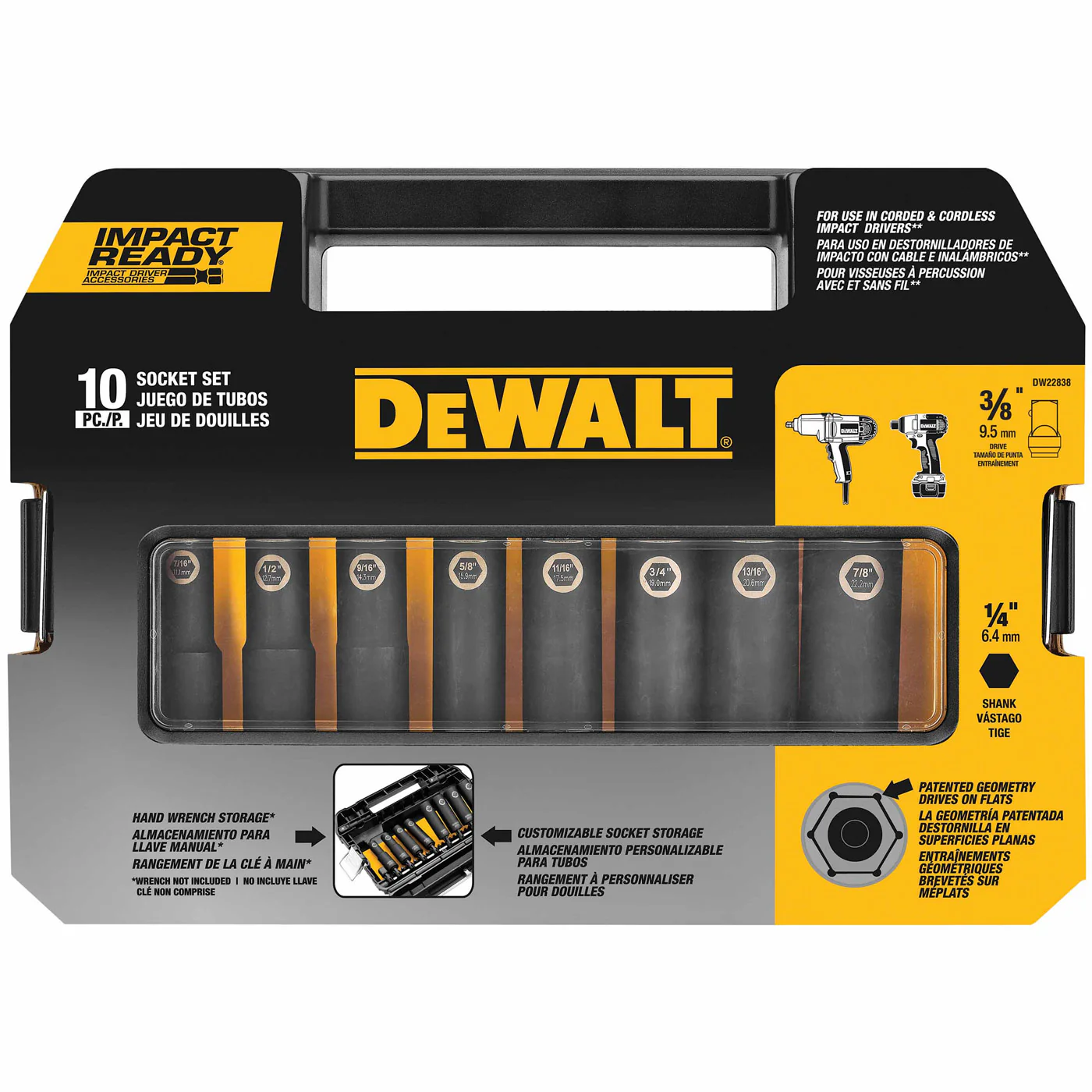 Dewalt DW22838 3/8