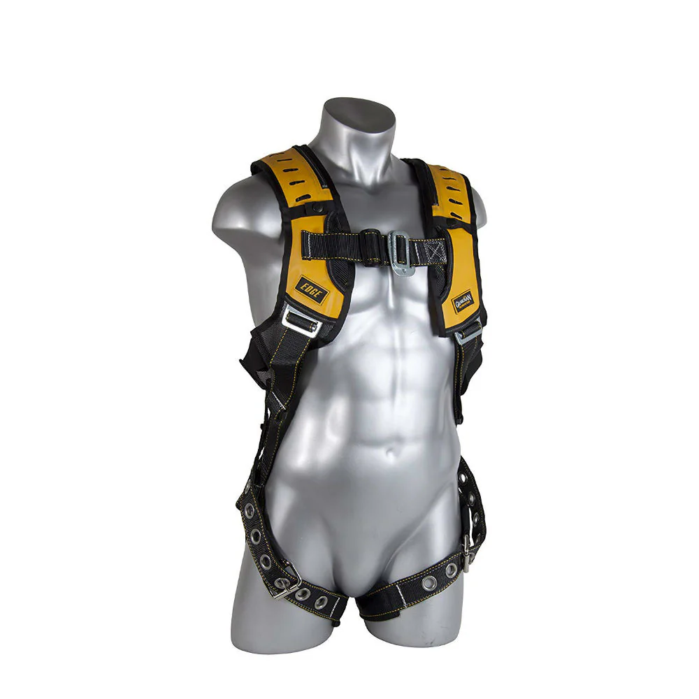Guardian 181160 HUV Premium Edge Harness SM, Yellow-Black, Pass-Thru Chest, Tongue Buckle Legs - Mactool Shop