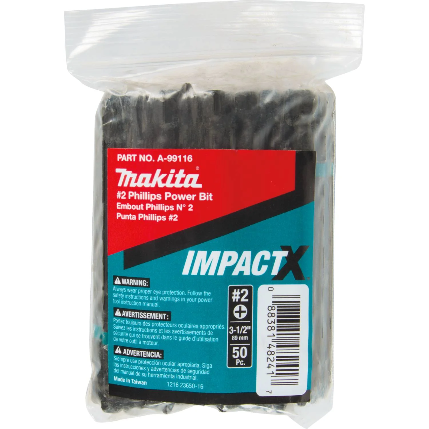 Makita A-99116 ImpactX #2 Phillips 3-1/2