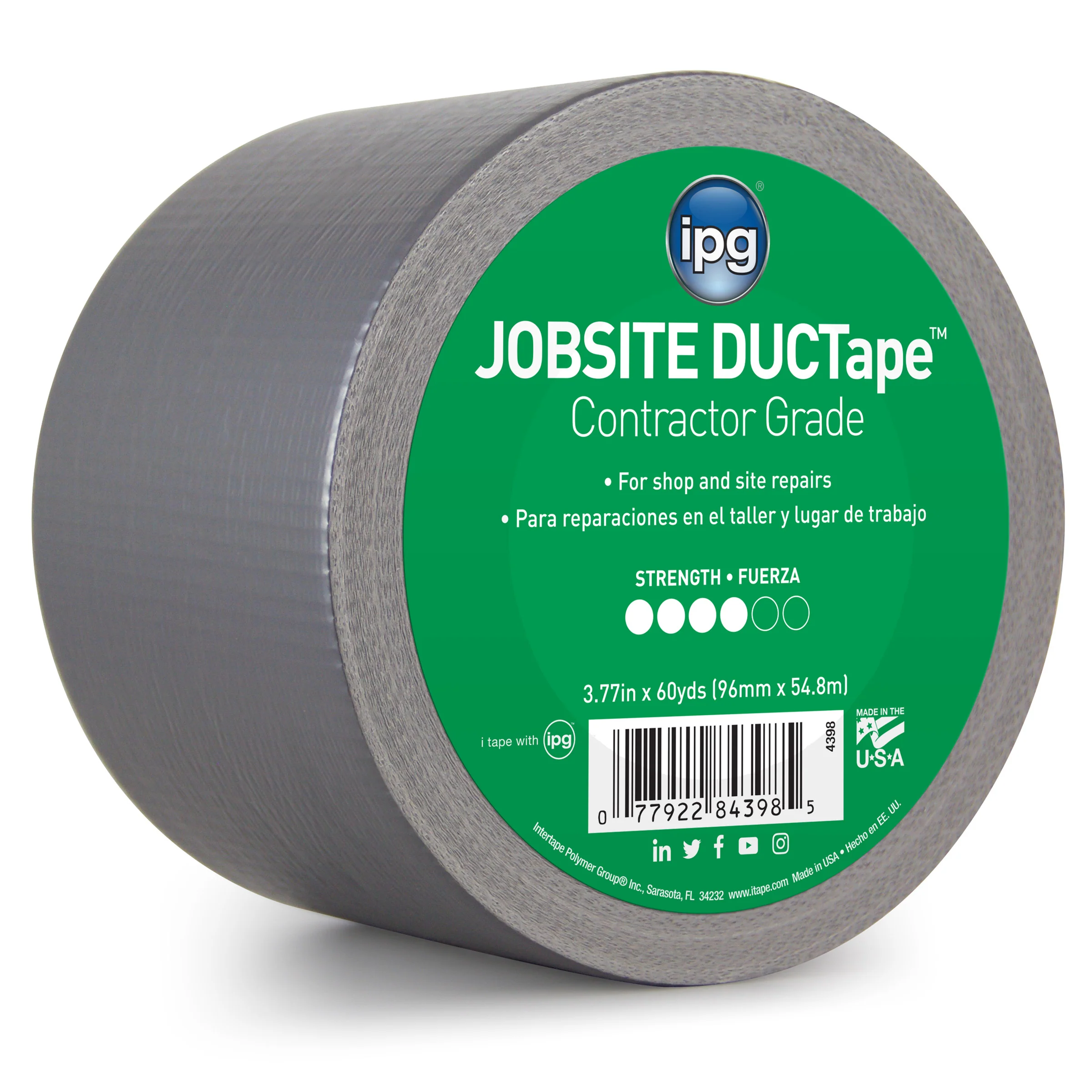 Intertape 89280 AC20 9 Mil Utility Duct Tape - Silver 96MM X 54.8M IPG-IPG 8 - Mactool Shop