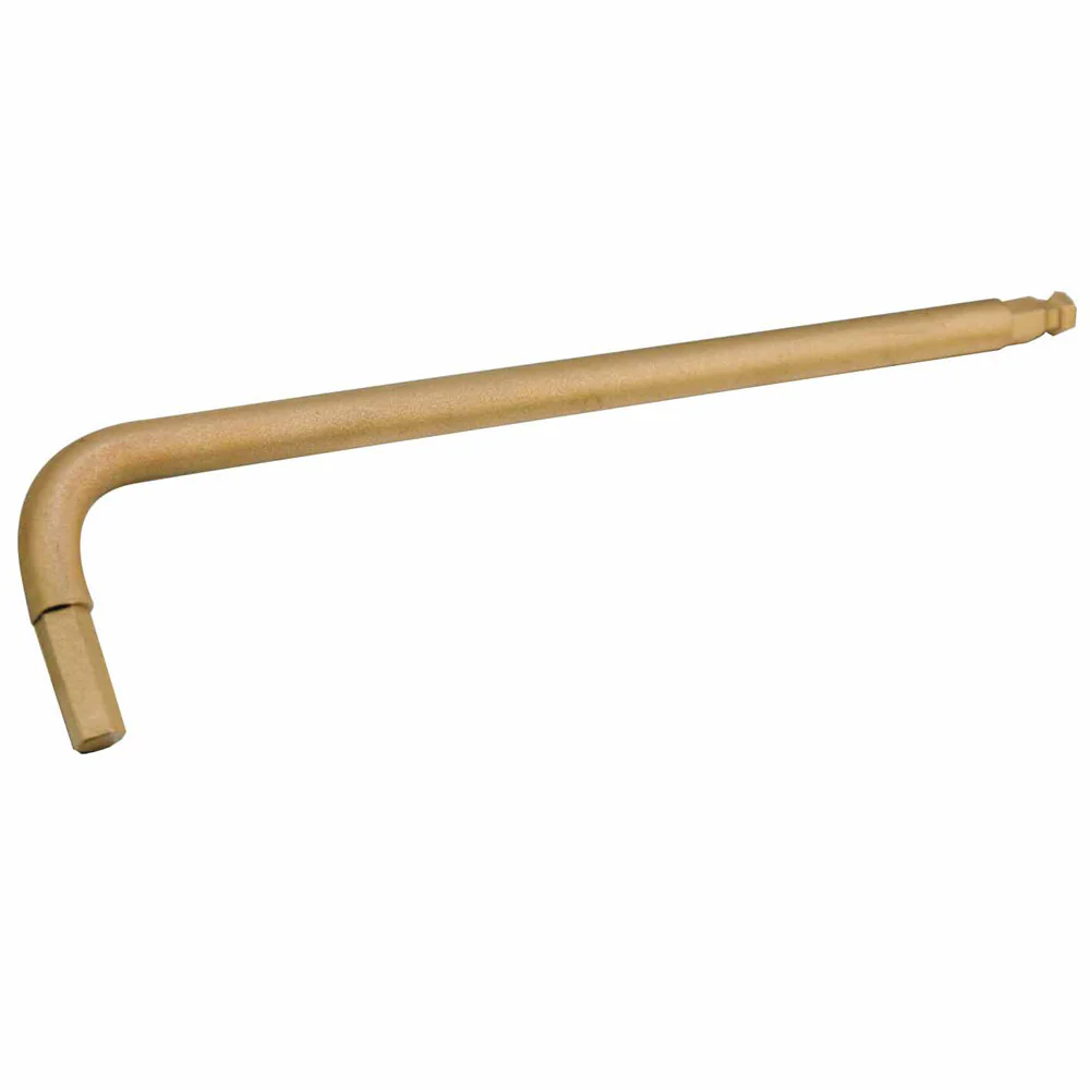 CS Unitec Ex209L-030UB Copper Beryllium Non-Sparking, Non-Magnetic, Corrosion Resistant Ball Point, Long Type Allen Key Wrench 3/16